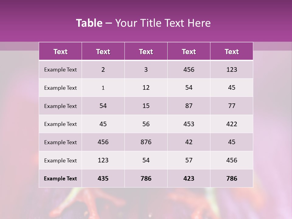 A Frog Sitting On Top Of A Purple Flower PowerPoint Template