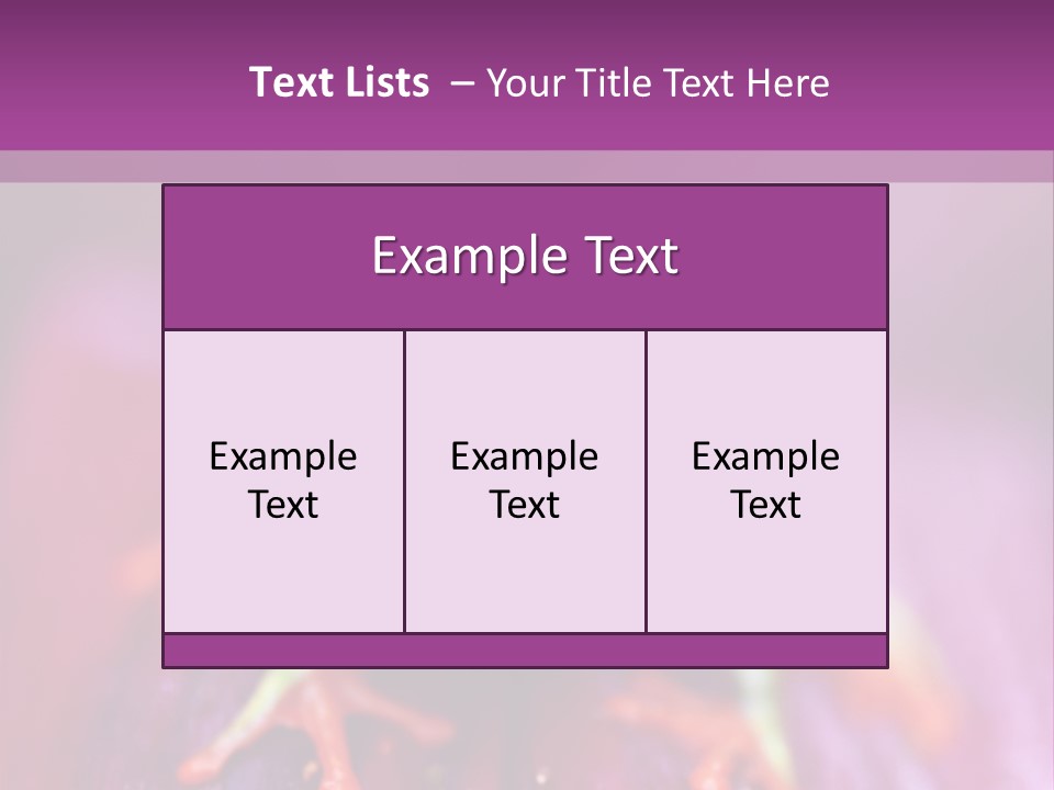 A Frog Sitting On Top Of A Purple Flower PowerPoint Template