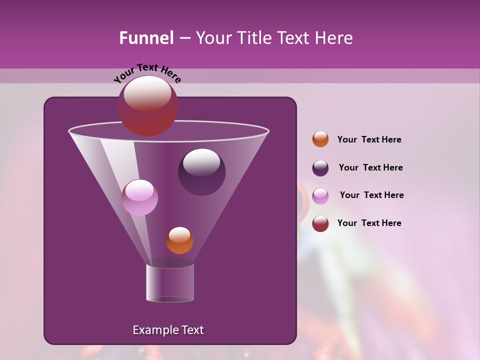 A Frog Sitting On Top Of A Purple Flower PowerPoint Template