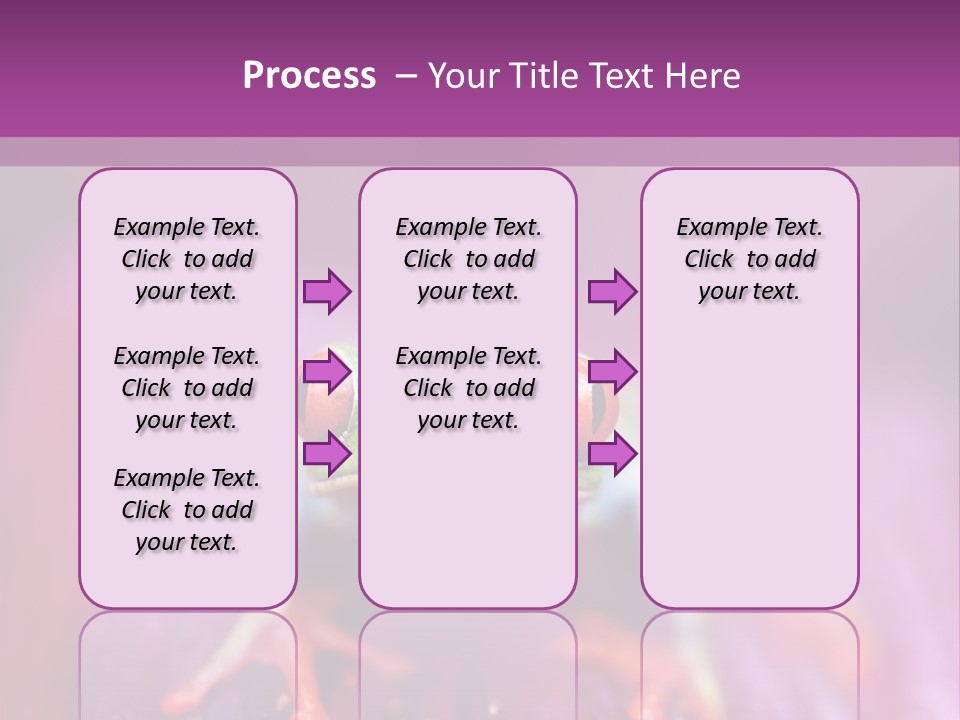 A Frog Sitting On Top Of A Purple Flower PowerPoint Template