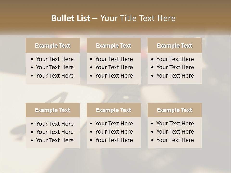 A Number Of Playing Cards On A Table PowerPoint Template