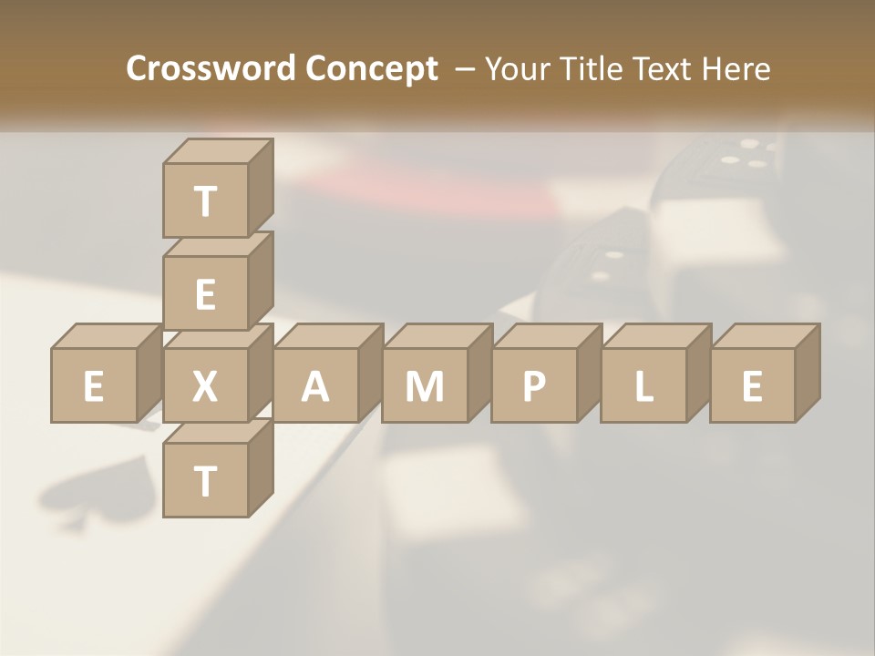 A Number Of Playing Cards On A Table PowerPoint Template