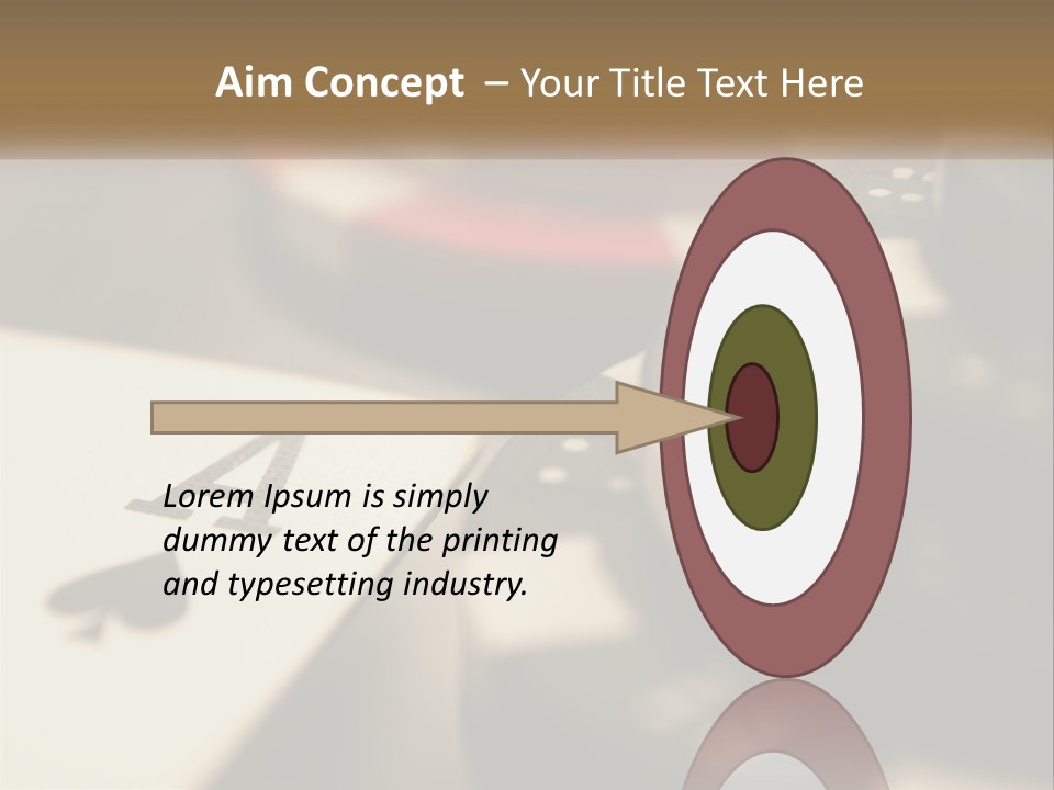 A Number Of Playing Cards On A Table PowerPoint Template