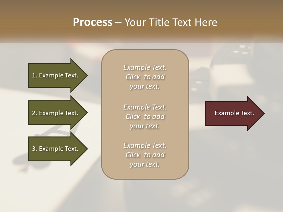 A Number Of Playing Cards On A Table PowerPoint Template