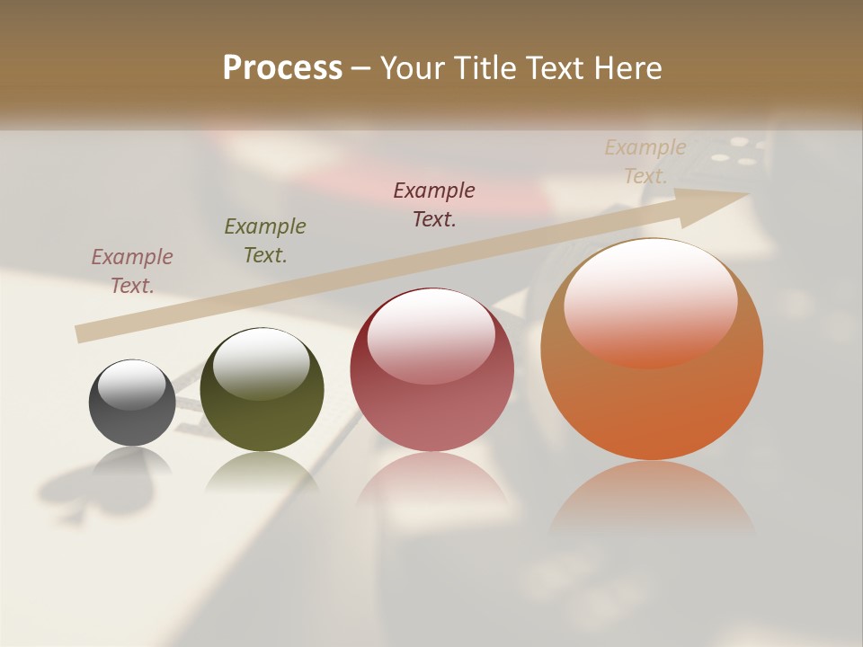 A Number Of Playing Cards On A Table PowerPoint Template