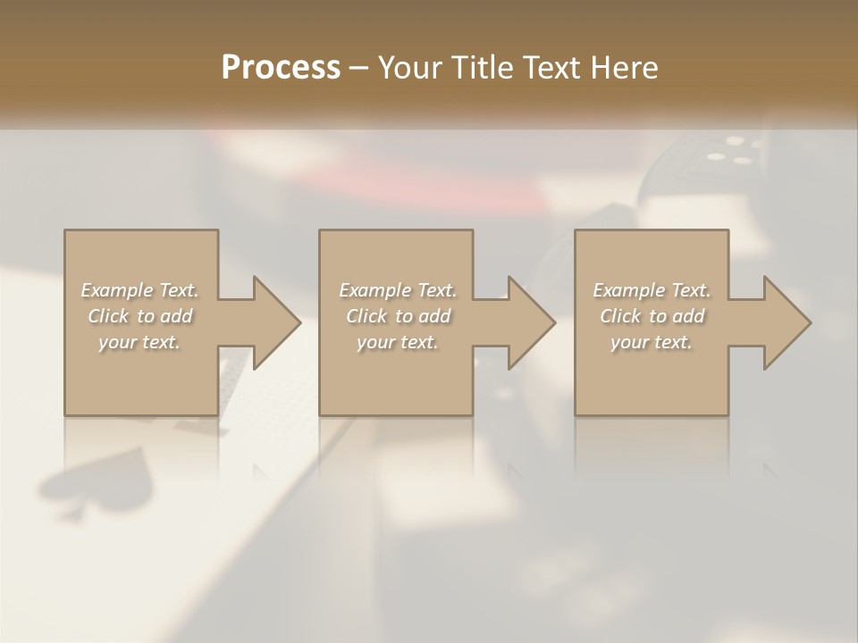 A Number Of Playing Cards On A Table PowerPoint Template