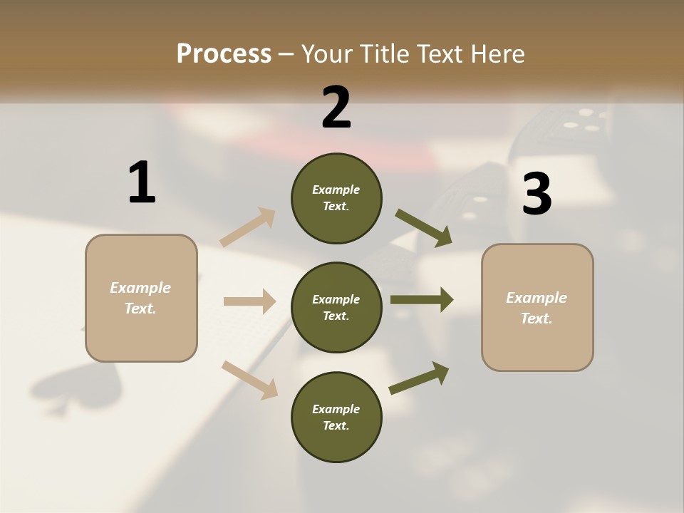 A Number Of Playing Cards On A Table PowerPoint Template
