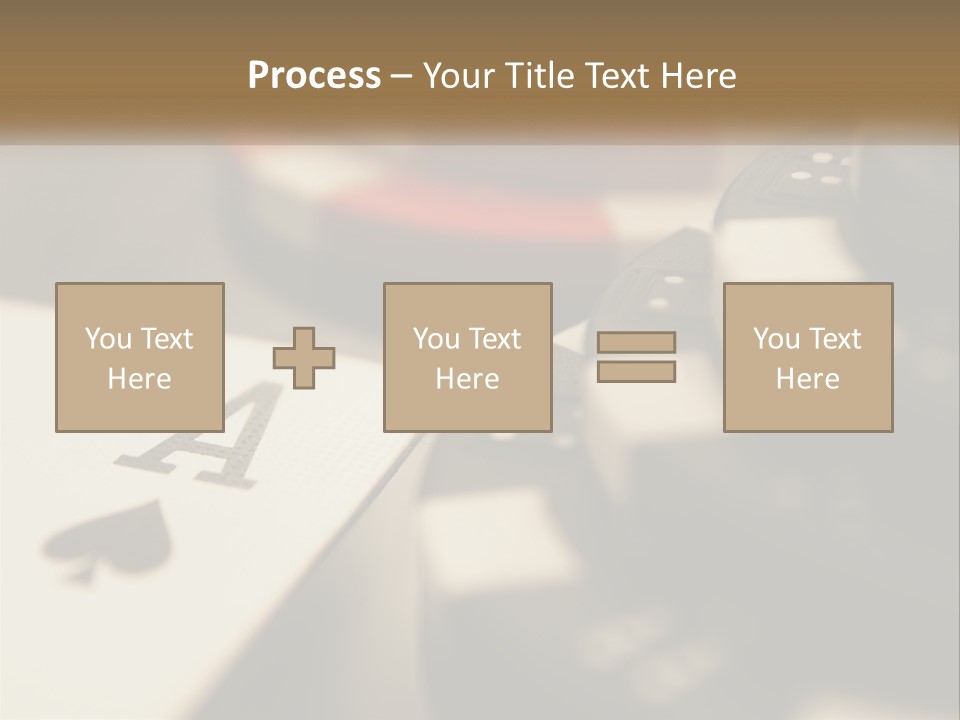 A Number Of Playing Cards On A Table PowerPoint Template