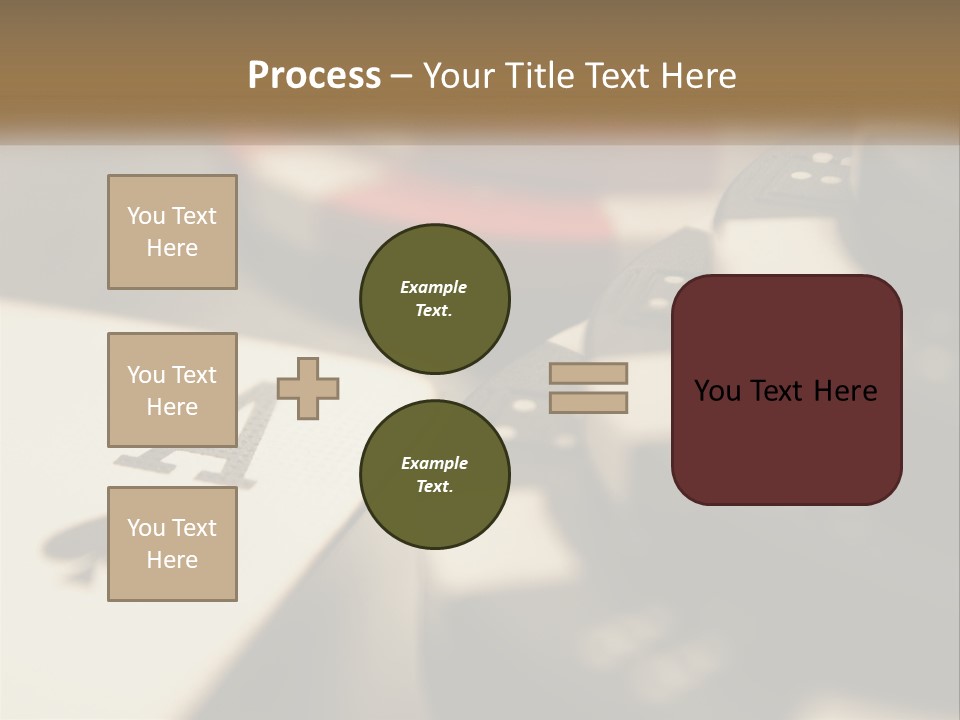 A Number Of Playing Cards On A Table PowerPoint Template