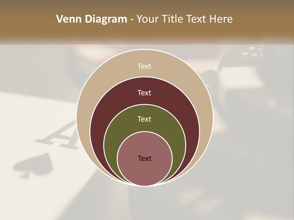 A Number Of Playing Cards On A Table PowerPoint Template