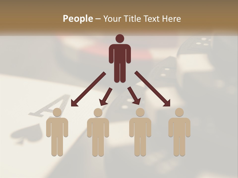 A Number Of Playing Cards On A Table PowerPoint Template