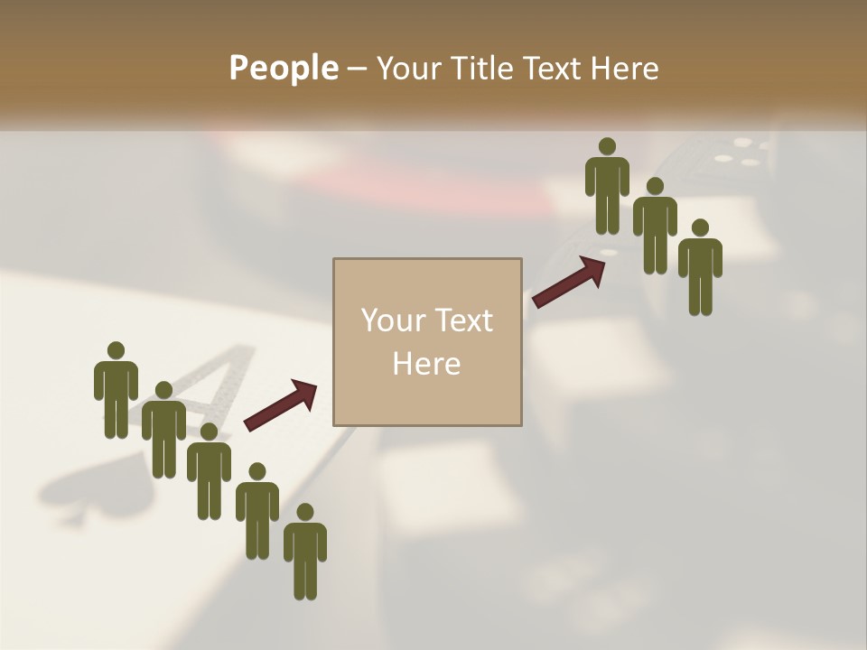 A Number Of Playing Cards On A Table PowerPoint Template