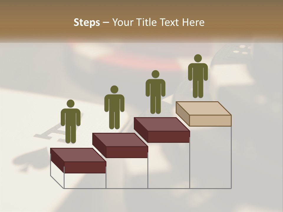 A Number Of Playing Cards On A Table PowerPoint Template