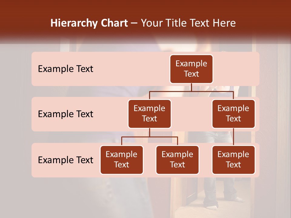 A Woman Standing In Front Of A Mirror PowerPoint Template