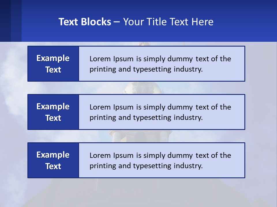 A Statue Of Lady Justice On Top Of A Building PowerPoint Template