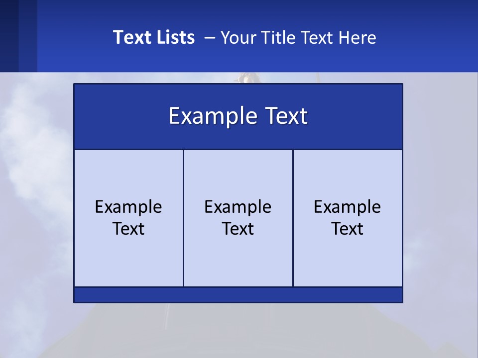A Statue Of Lady Justice On Top Of A Building PowerPoint Template