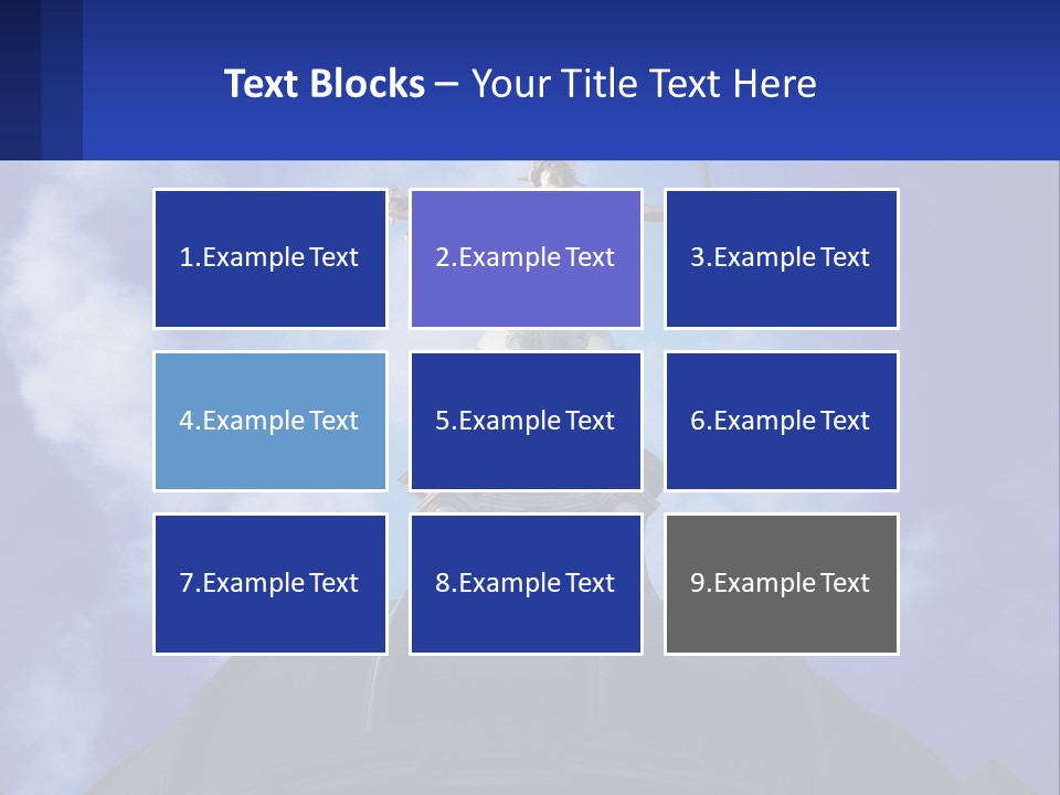 A Statue Of Lady Justice On Top Of A Building PowerPoint Template