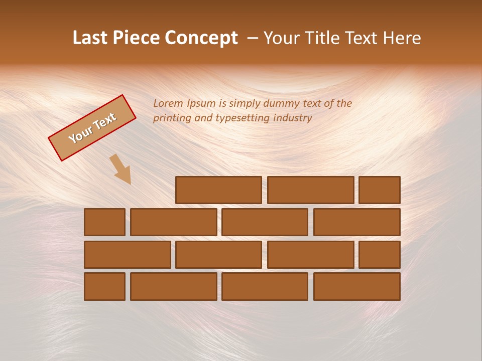 A Group Of Different Colored Hair On A Black Background PowerPoint Template