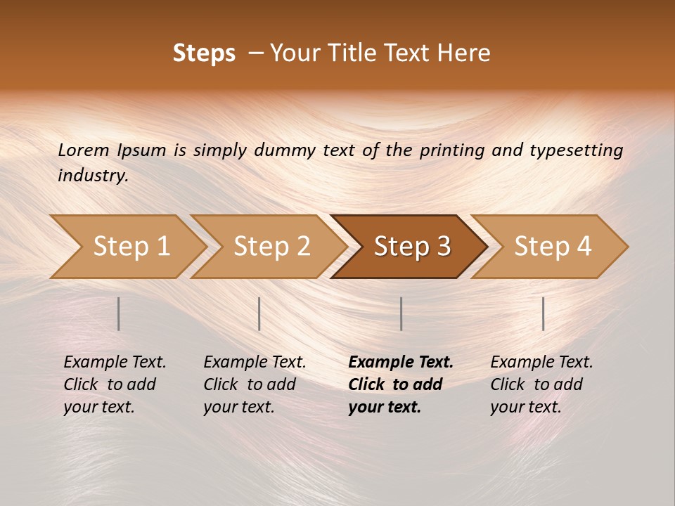 A Group Of Different Colored Hair On A Black Background PowerPoint Template