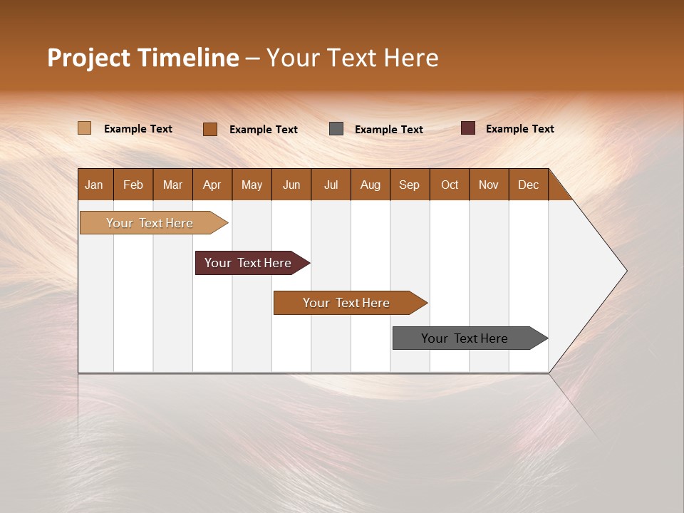A Group Of Different Colored Hair On A Black Background PowerPoint Template