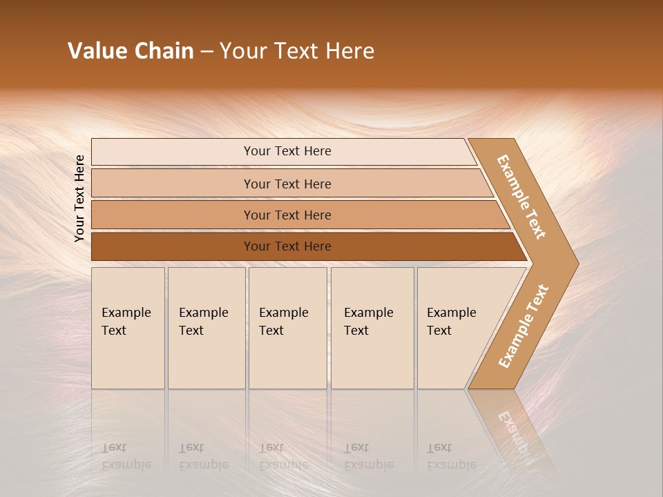 A Group Of Different Colored Hair On A Black Background PowerPoint Template