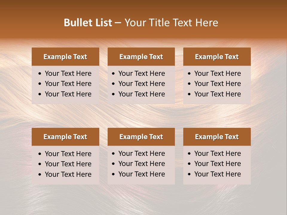 A Group Of Different Colored Hair On A Black Background PowerPoint Template