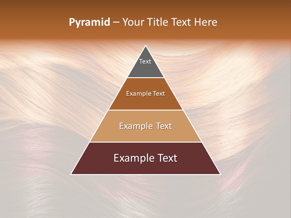 A Group Of Different Colored Hair On A Black Background PowerPoint Template