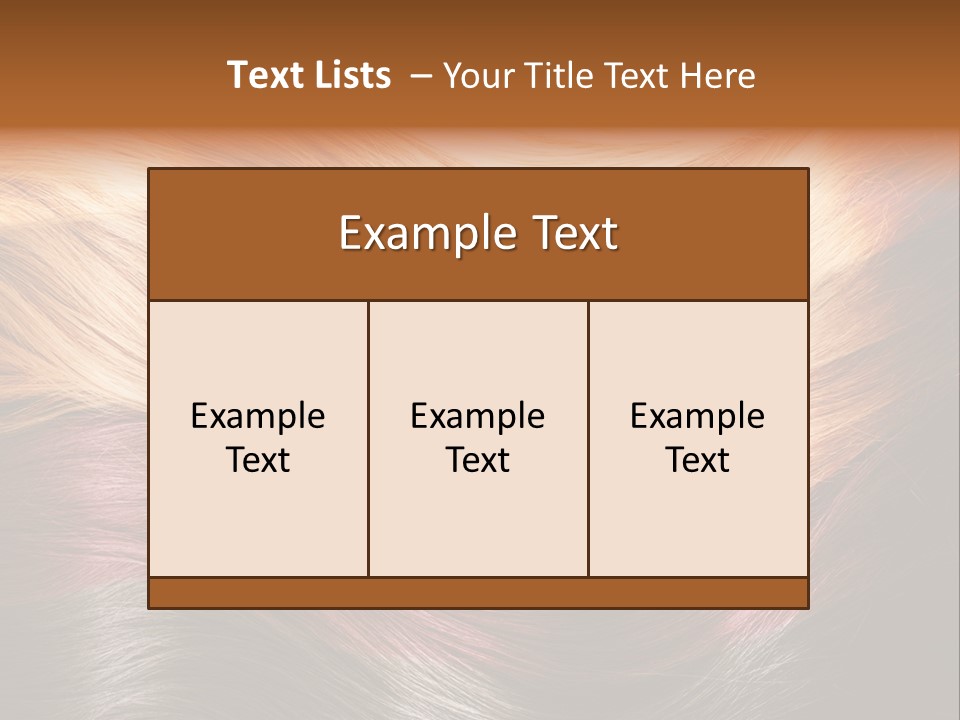 A Group Of Different Colored Hair On A Black Background PowerPoint Template