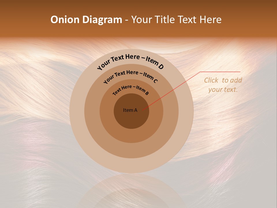 A Group Of Different Colored Hair On A Black Background PowerPoint Template