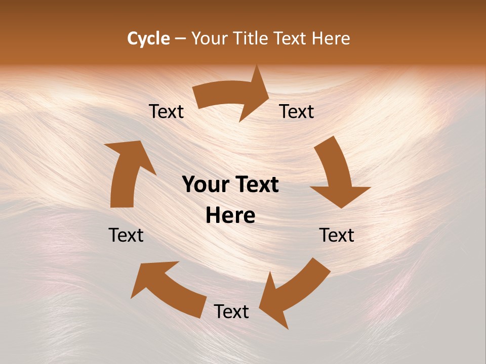 A Group Of Different Colored Hair On A Black Background PowerPoint Template