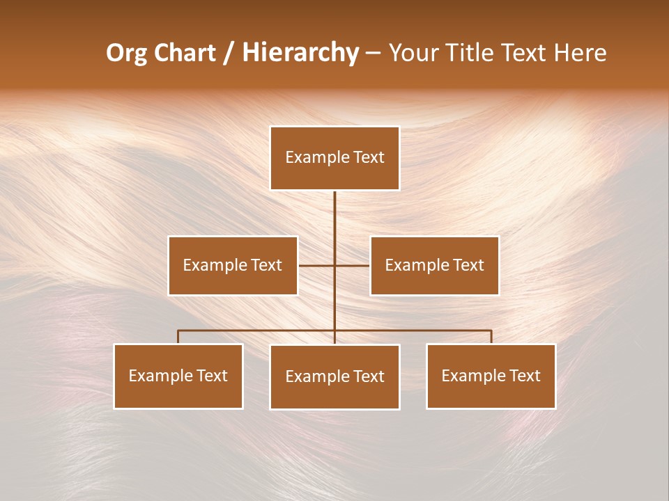 A Group Of Different Colored Hair On A Black Background PowerPoint Template