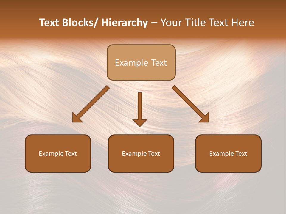 A Group Of Different Colored Hair On A Black Background PowerPoint Template