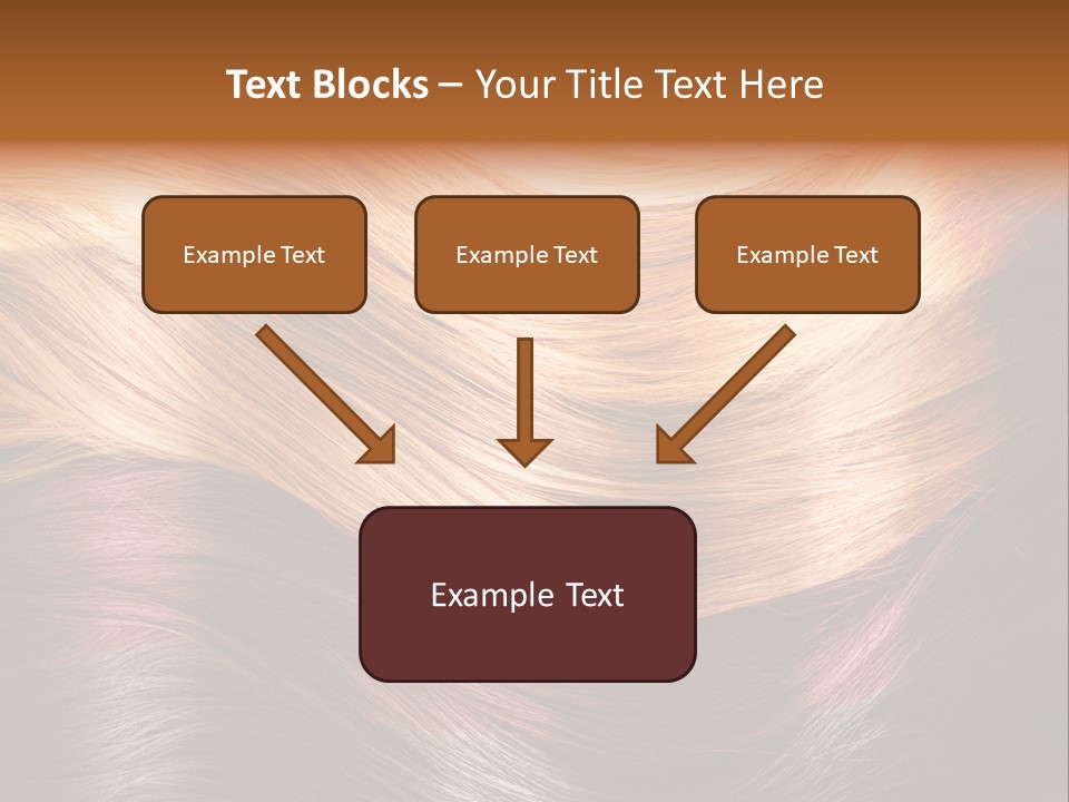A Group Of Different Colored Hair On A Black Background PowerPoint Template
