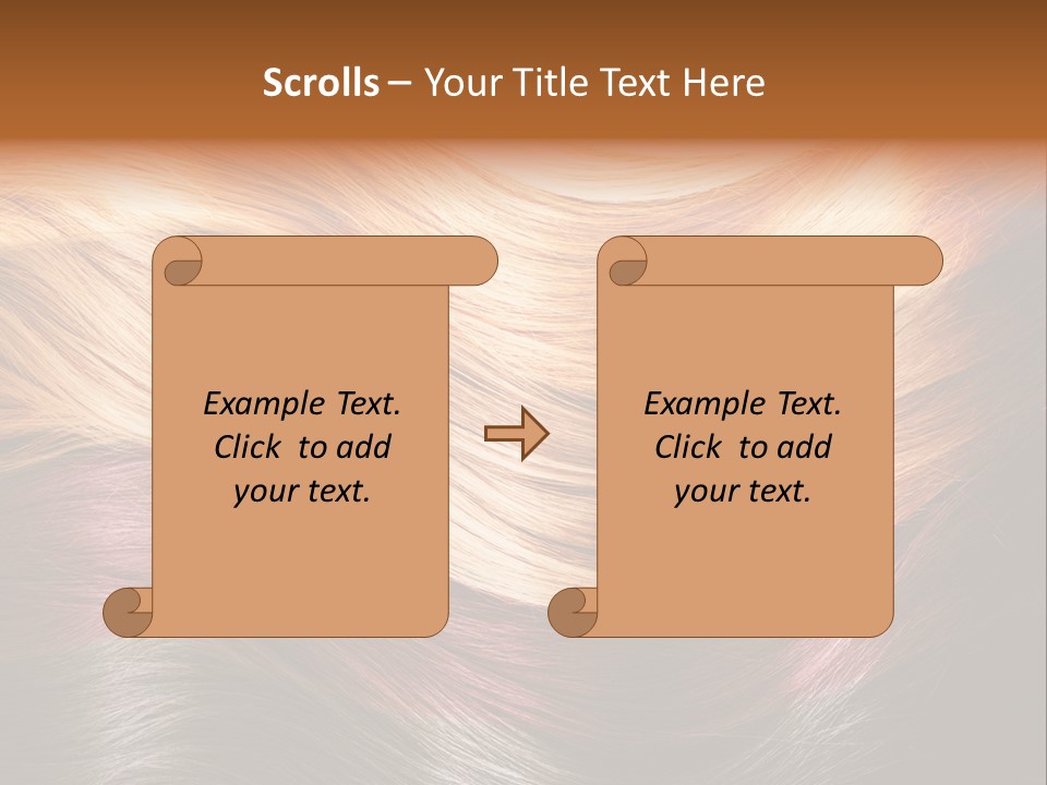 A Group Of Different Colored Hair On A Black Background PowerPoint Template