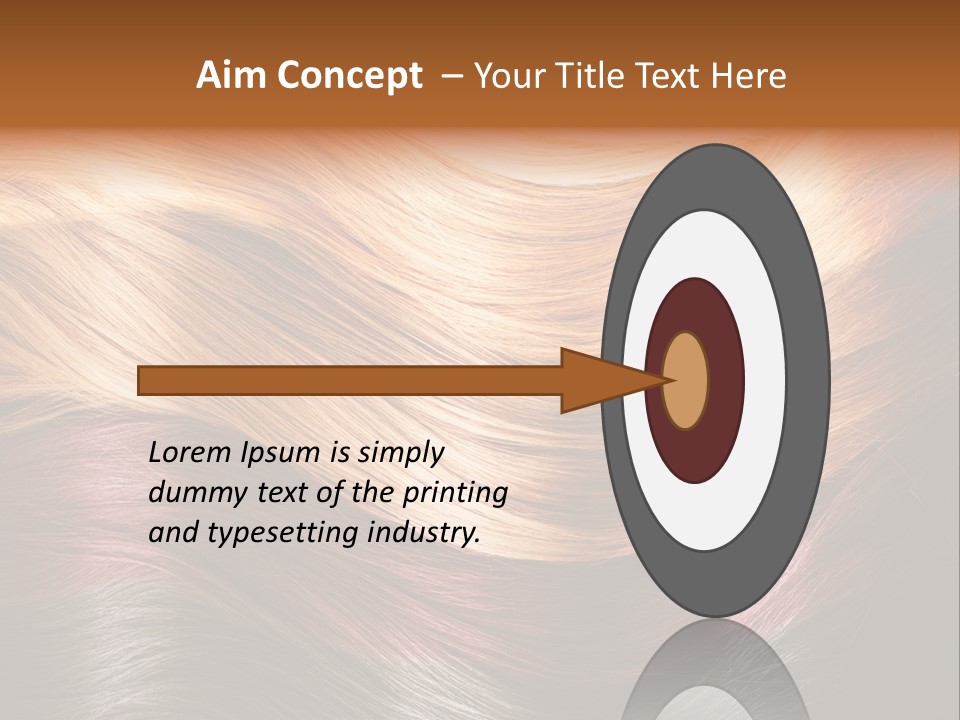 A Group Of Different Colored Hair On A Black Background PowerPoint Template