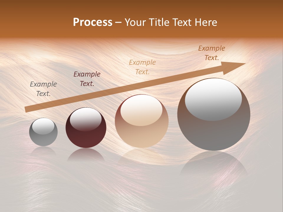A Group Of Different Colored Hair On A Black Background PowerPoint Template