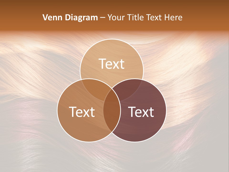 A Group Of Different Colored Hair On A Black Background PowerPoint Template