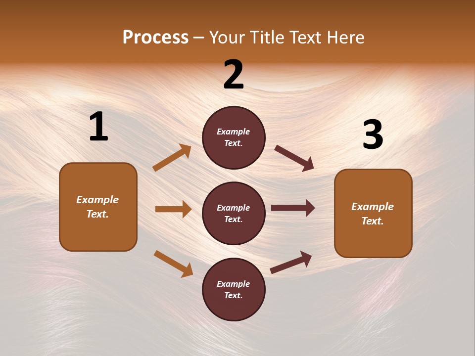 A Group Of Different Colored Hair On A Black Background PowerPoint Template