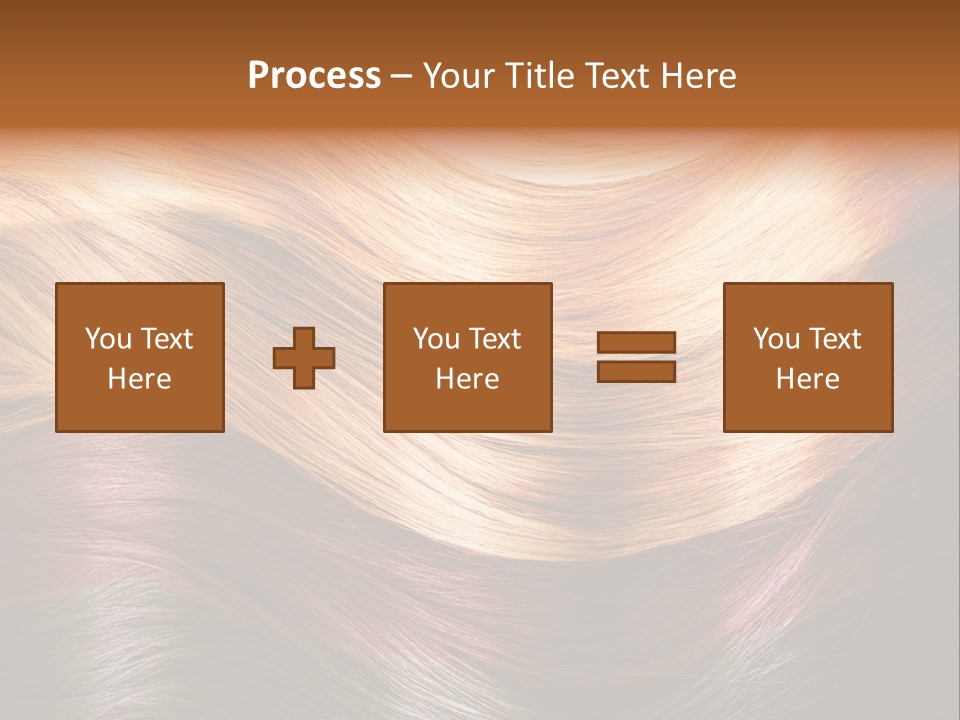 A Group Of Different Colored Hair On A Black Background PowerPoint Template