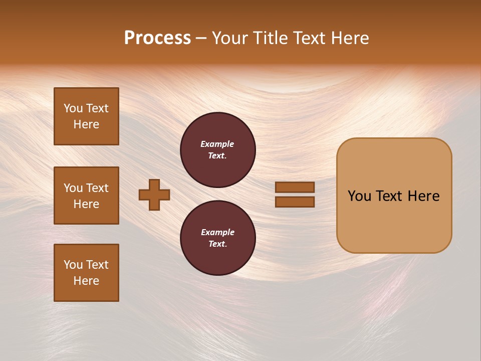A Group Of Different Colored Hair On A Black Background PowerPoint Template