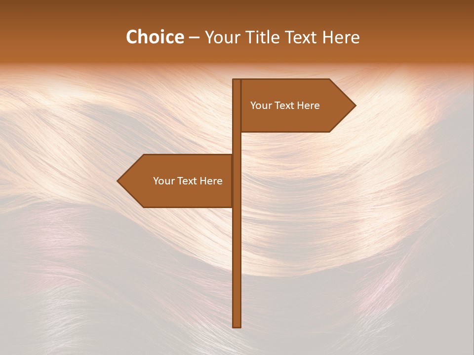 A Group Of Different Colored Hair On A Black Background PowerPoint Template