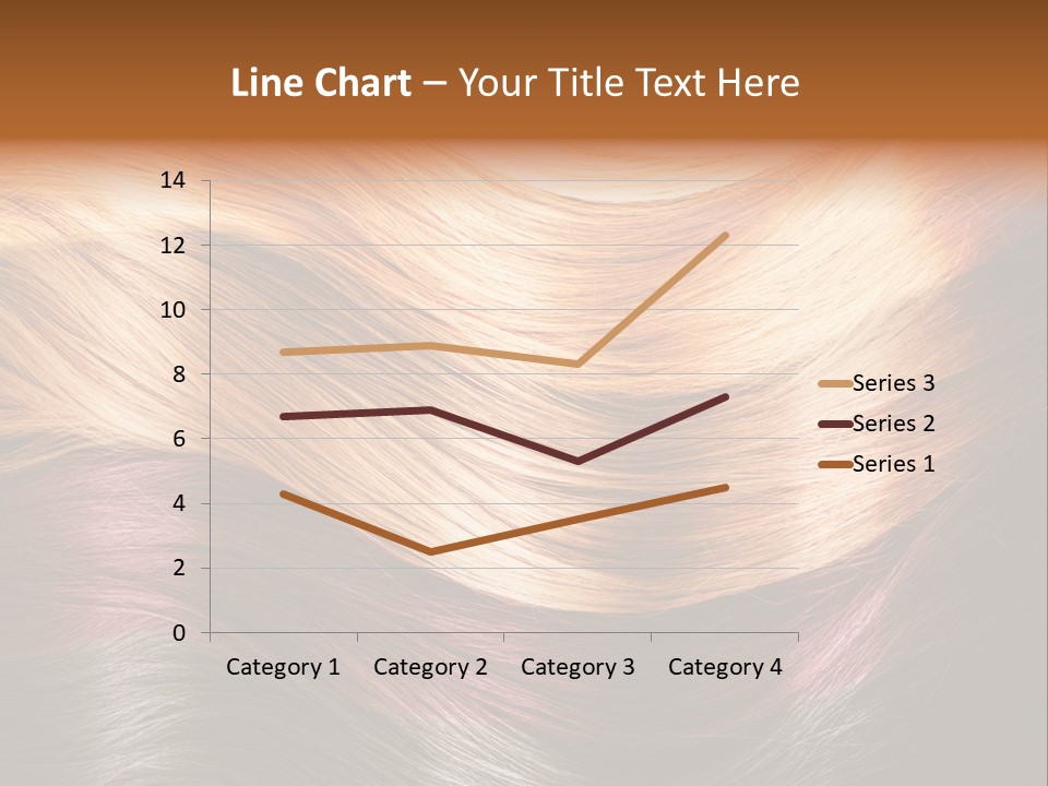 A Group Of Different Colored Hair On A Black Background PowerPoint Template