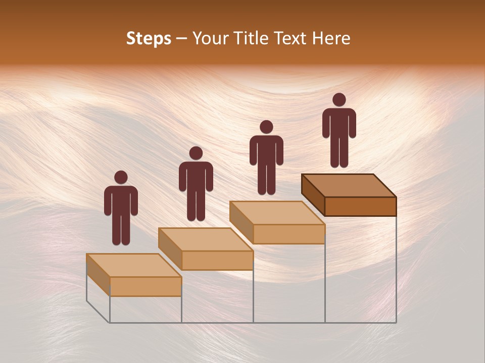 A Group Of Different Colored Hair On A Black Background PowerPoint Template