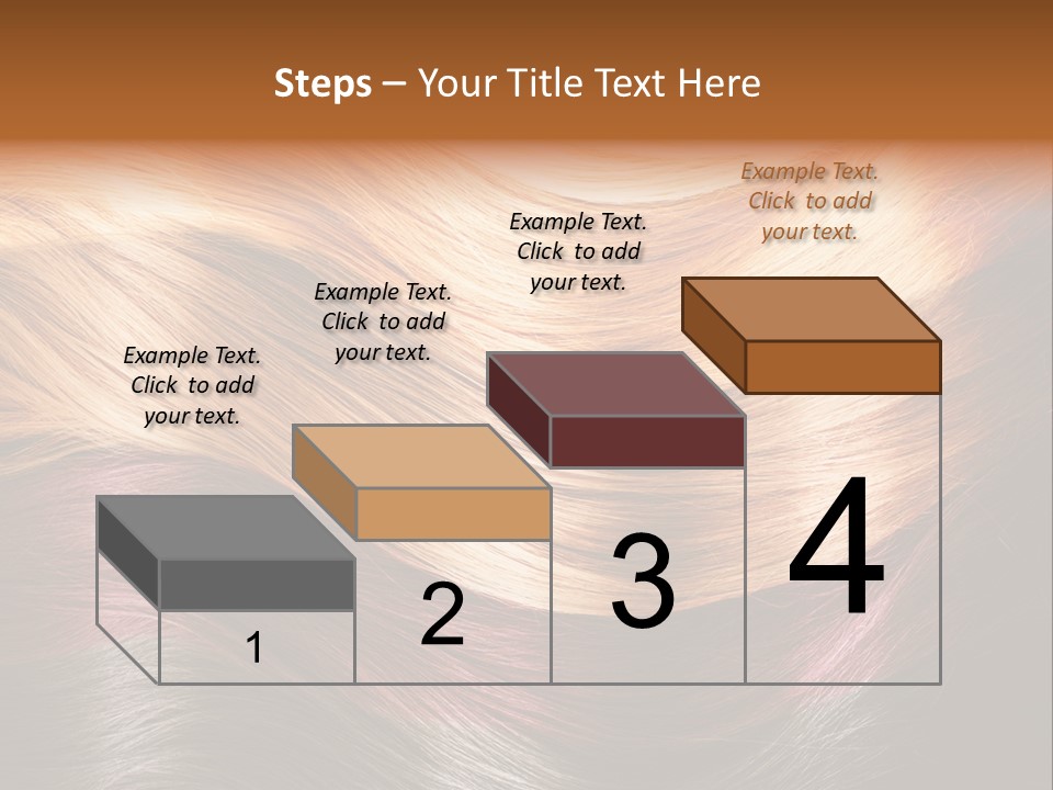 A Group Of Different Colored Hair On A Black Background PowerPoint Template