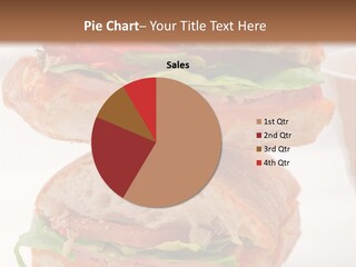 A Couple Of Sandwiches Sitting On Top Of A White Plate PowerPoint Template