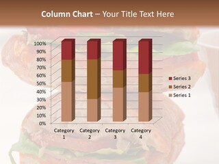 A Couple Of Sandwiches Sitting On Top Of A White Plate PowerPoint Template