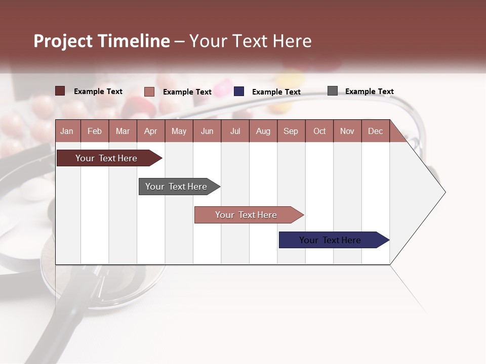 A Medical Powerpoint Presentation With Pills And A Stethoscope PowerPoint Template
