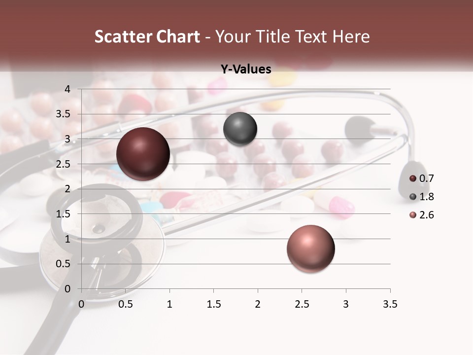 A Medical Powerpoint Presentation With Pills And A Stethoscope PowerPoint Template