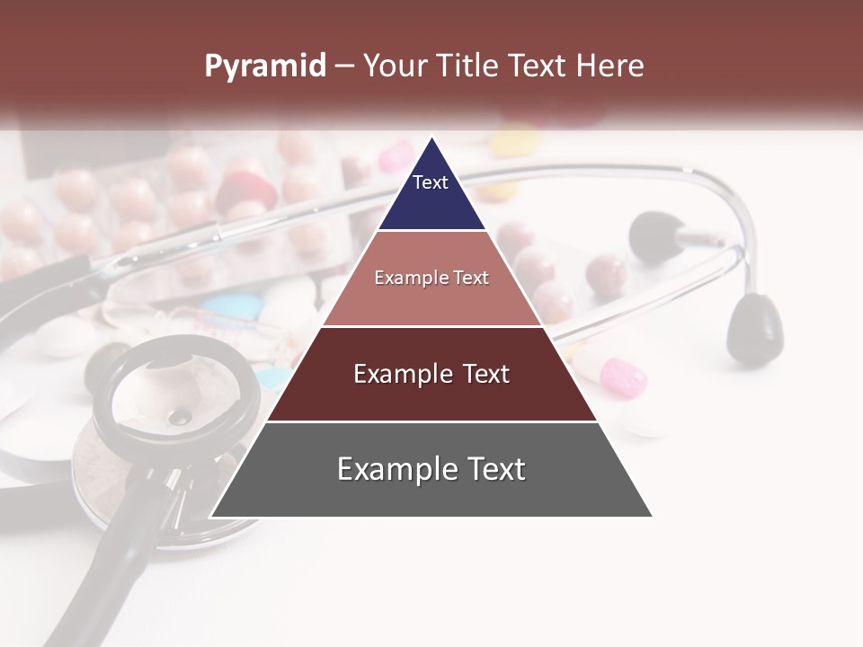 A Medical Powerpoint Presentation With Pills And A Stethoscope PowerPoint Template