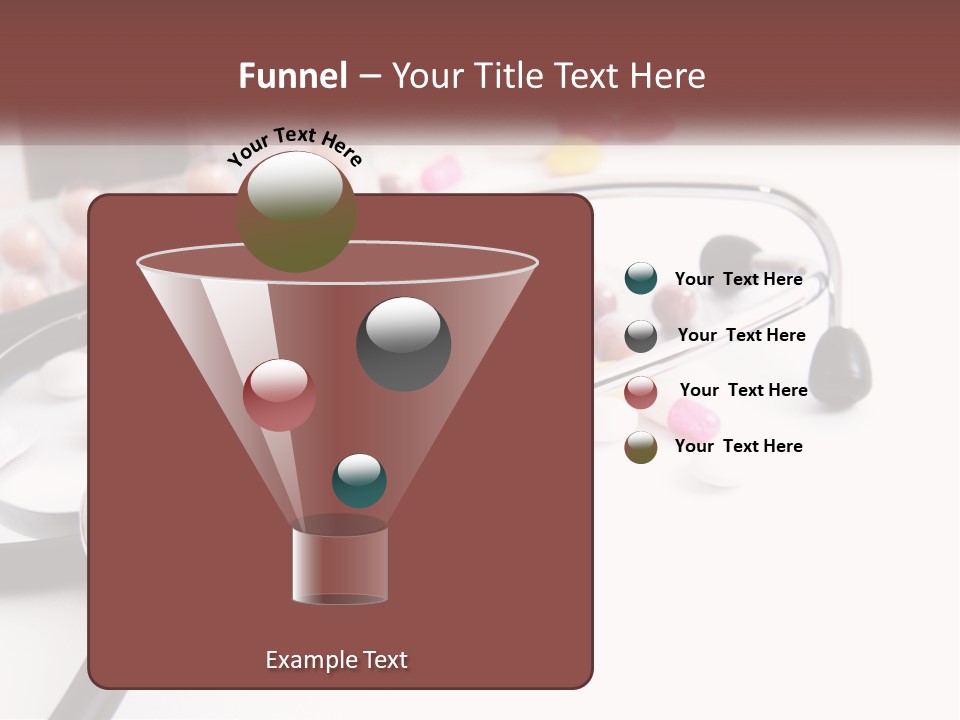 A Medical Powerpoint Presentation With Pills And A Stethoscope PowerPoint Template